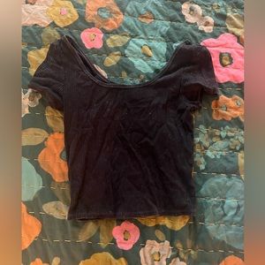 Black crop top!